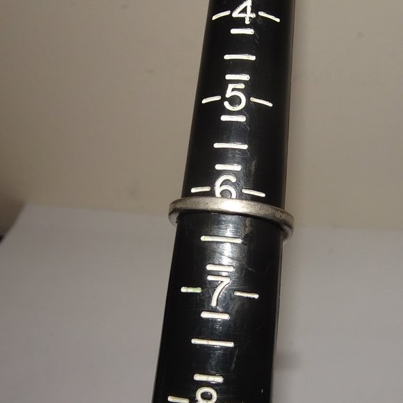 Vtg. RSC 925 SS Flower Rhinestone Ring Size 6.25 - Picture 8 of 8